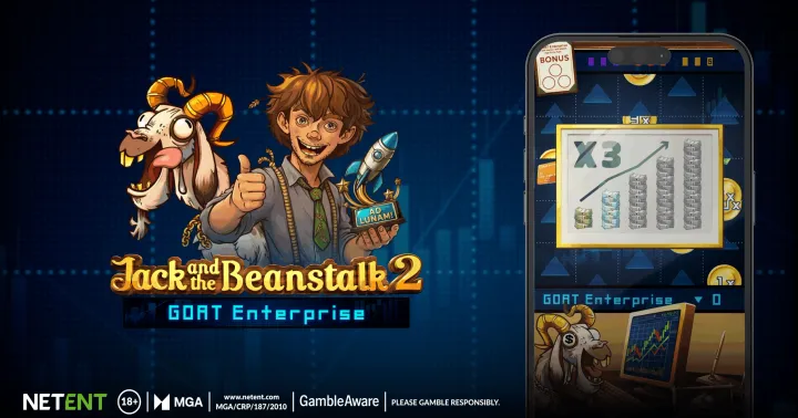 NetEnt Jack and the Beanstalk 2™ GOAT Enterprise Is Now Live illustration