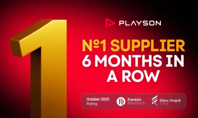 Playson Number One in Europe for Six Months illustration
