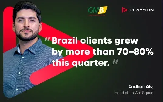 Playson Growth in Brazil illustration