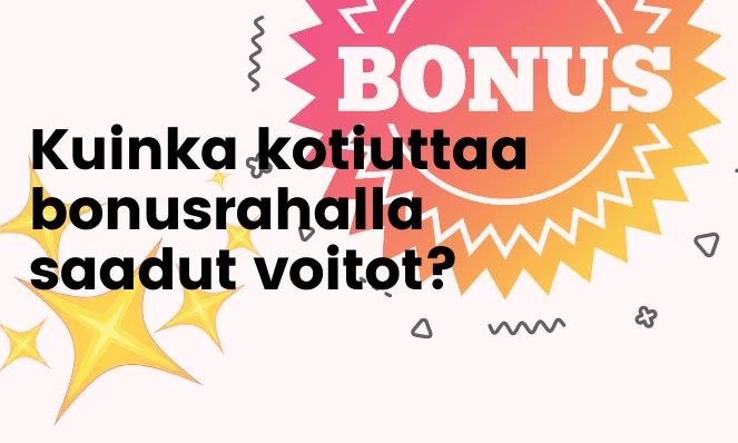 Can bonus money winnings be withdrawn