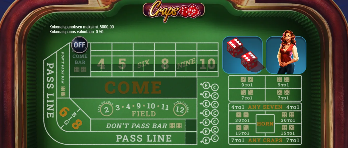Play Craps Online