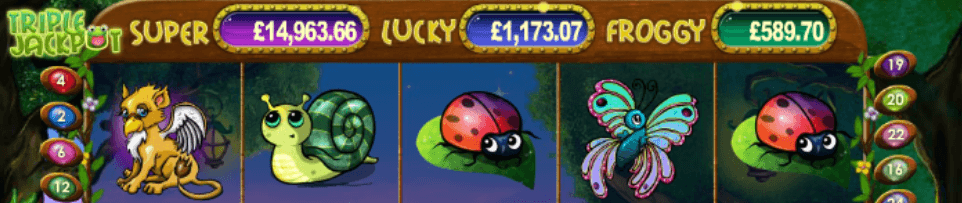 Super Lucky Frog FI kolikkopeli
