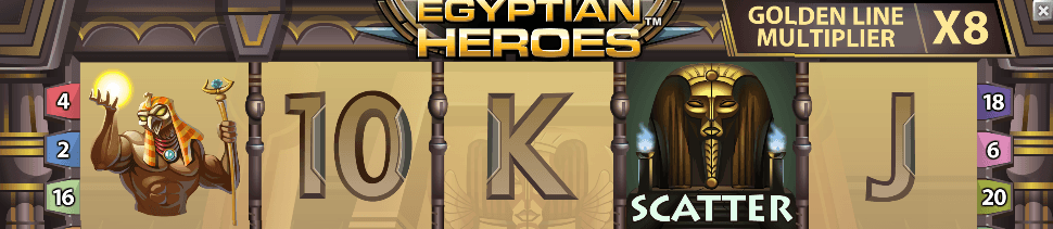 Egyptian Heroes FI  kolikkopelit