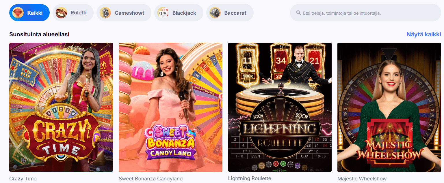 casino friday Pöytäpelit ja live-kasino-pelit 