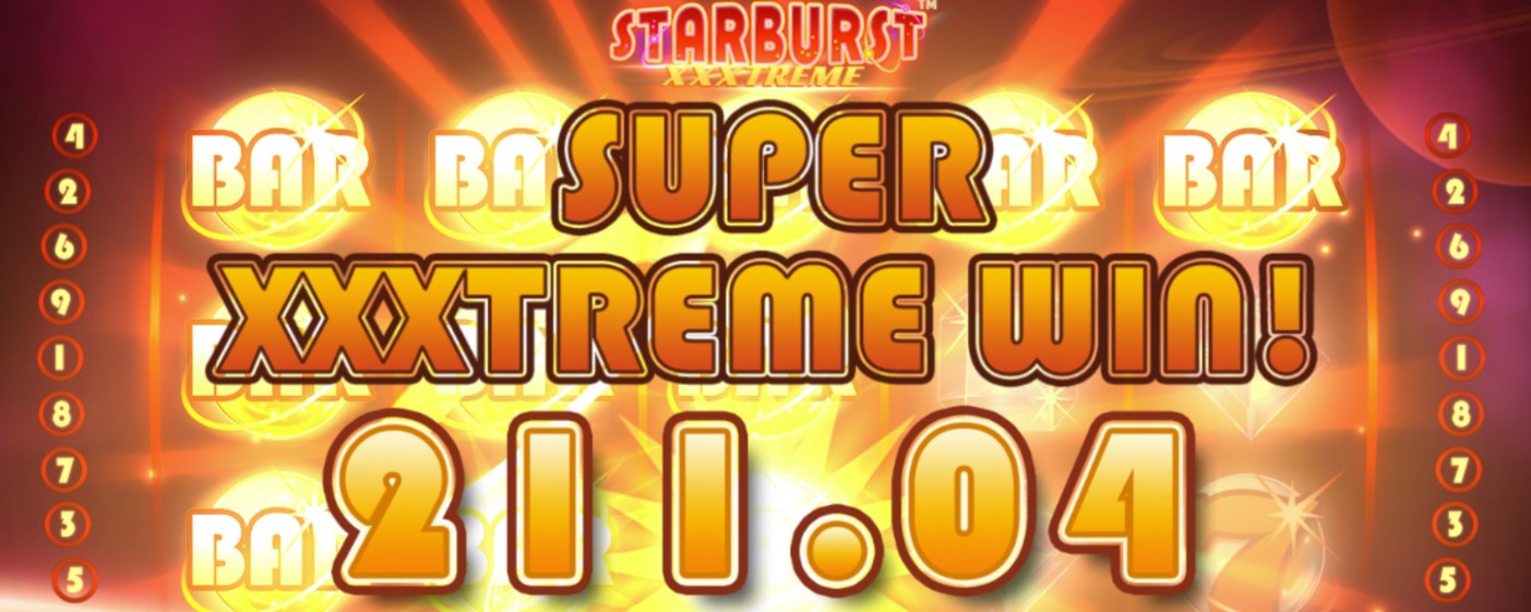 Uusivuosi starburst exxtreme