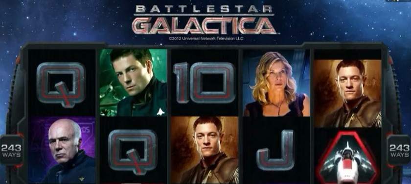 Teema ja Grafiikka Battlestar Galactica -kolikkopelissä