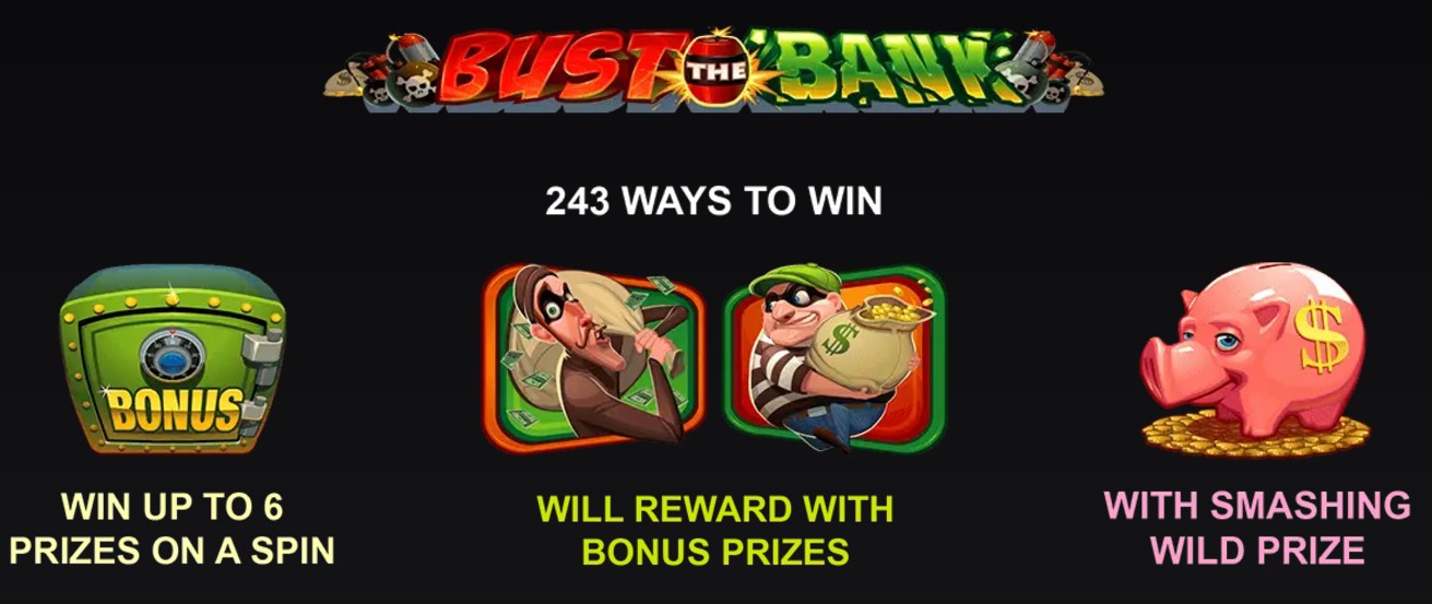 Bust the Bank Ominaisuudet