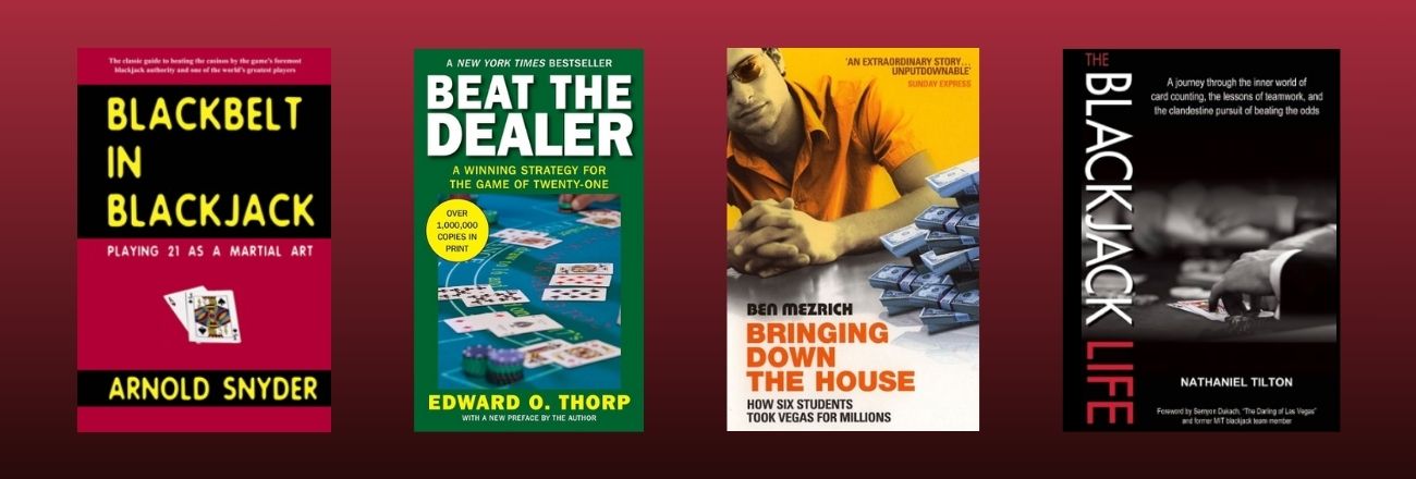 joitain erilaisia blackjack-kirjoja