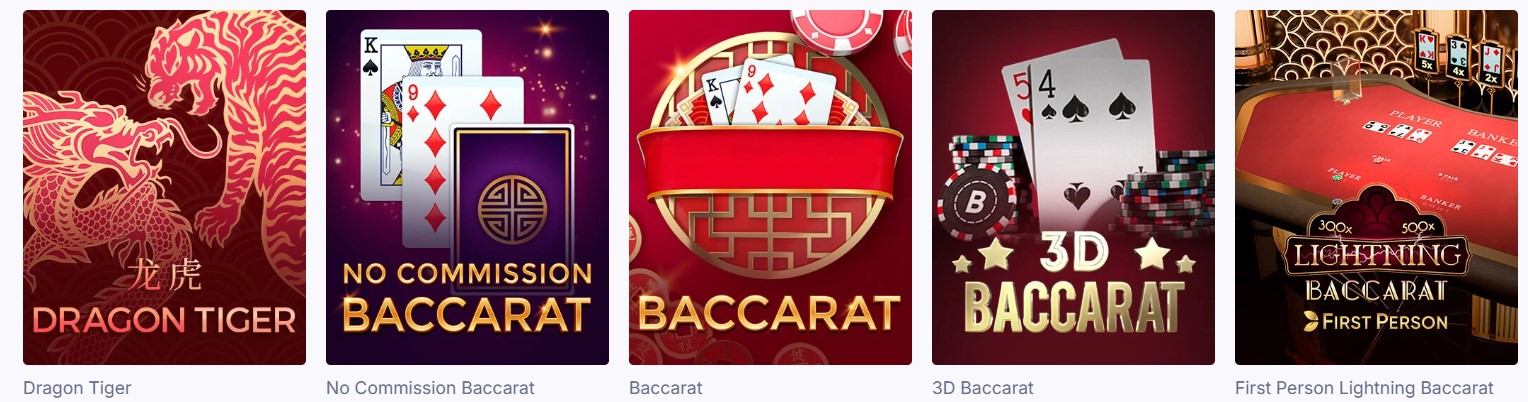 Pelaa baccaratia netissä