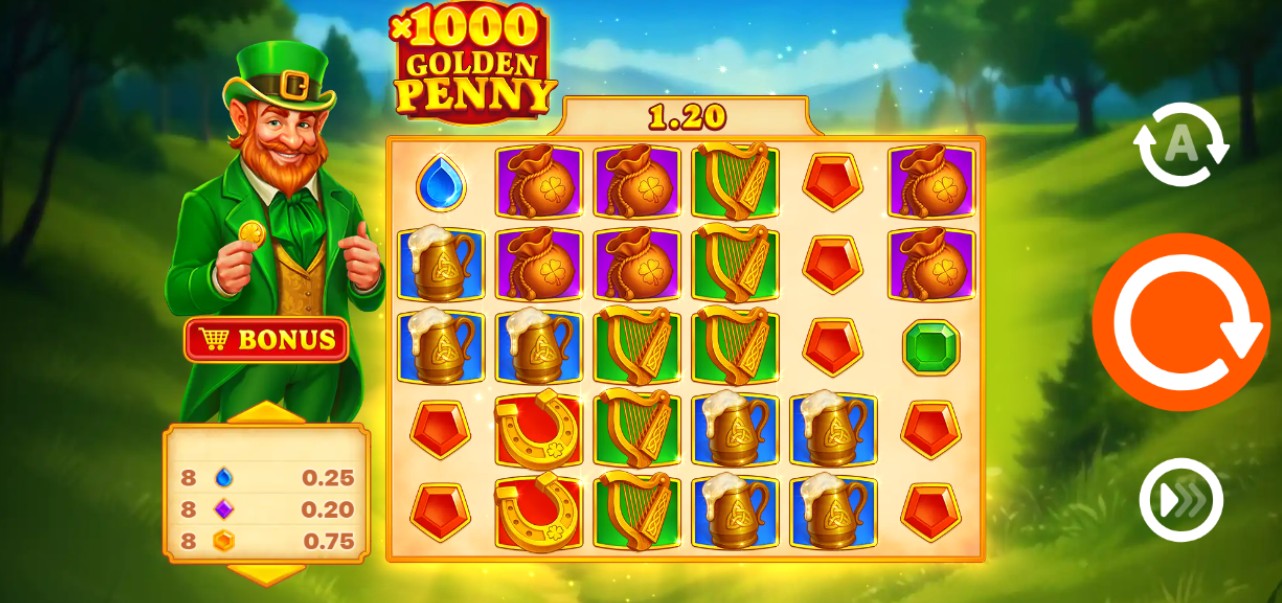 Golden Penny x1000: Uusi scatter-mekaniikka, korkea voittokerroin