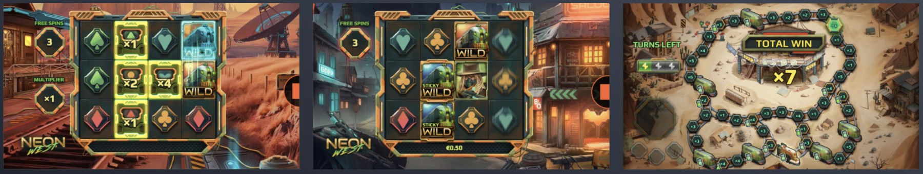 Neon West: Villin lännen tulevaisuus kolikkopelien maailmassa