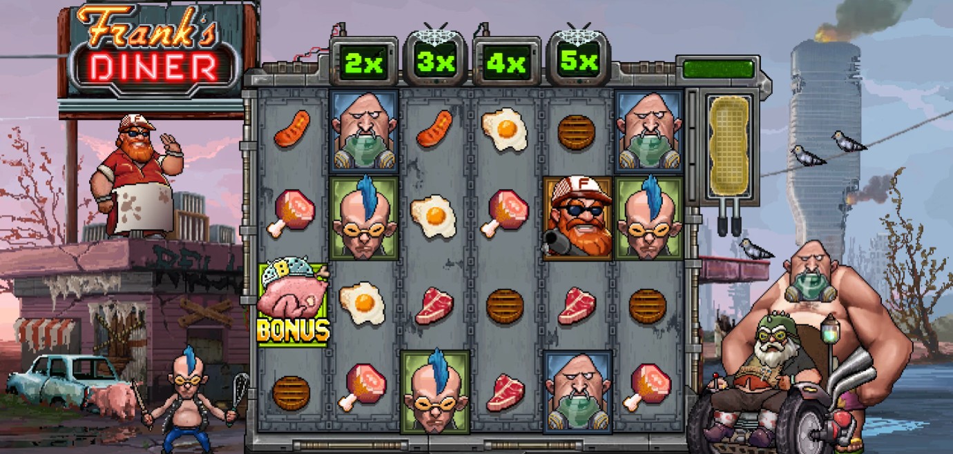 Frank’s Diner: Split Symbols, kasvavat wildit, vastuullisuus