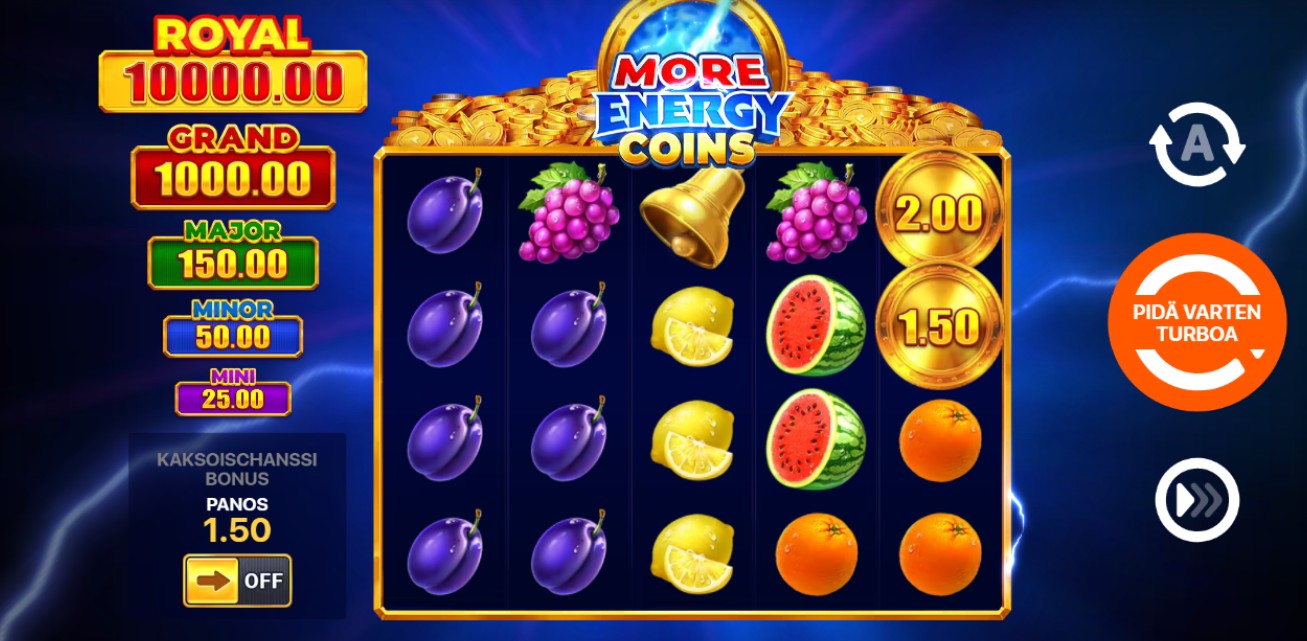 Playson released today a new energetic slot game More Energy Coins: Hold and Win